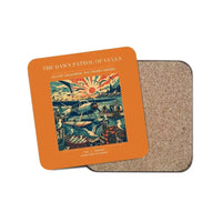Thumbnail for The Dawn Patrol Of Gulls - Designed Coasters design on orange 1-piece