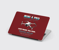 Thumbnail for DJI Mini 4 Pro design on dark red MacBook case