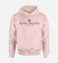 Thumbnail for Royal Brunei Airlines logo printed on pink hoodie