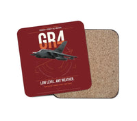Thumbnail for Panavia Tornado GR4 design on dark red 1 piece coaster