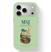 Thumbnail for Misawa Airport (MSJ) design on light green iPhone 17 Pro MagSafe case
