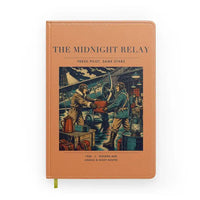 Thumbnail for VINTAGE G4149 - The Midnight Relay - Designed Notebooks design on orange