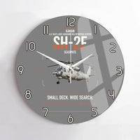 Thumbnail for Kaman SH-2F Seasprite design on gray no frame wall clock