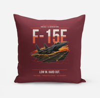 Thumbnail for F-15E Strike Eagle design on dark red pillow