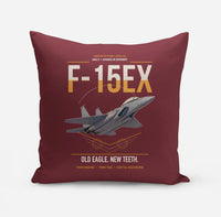 Thumbnail for F-15EX Eagle II design on dark red pillow