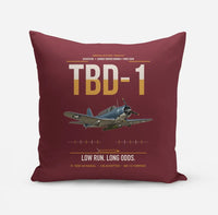 Thumbnail for TBD-1 Devastator design on dark red pillow