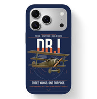 Thumbnail for Fokker Dr.I design on navy blue magsafe iphone case, for iPhone 17 Pro