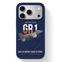 Thumbnail for SEPECAT Jaguar GR1 design on navy blue magsafe iphone case, for iPhone 17 Pro