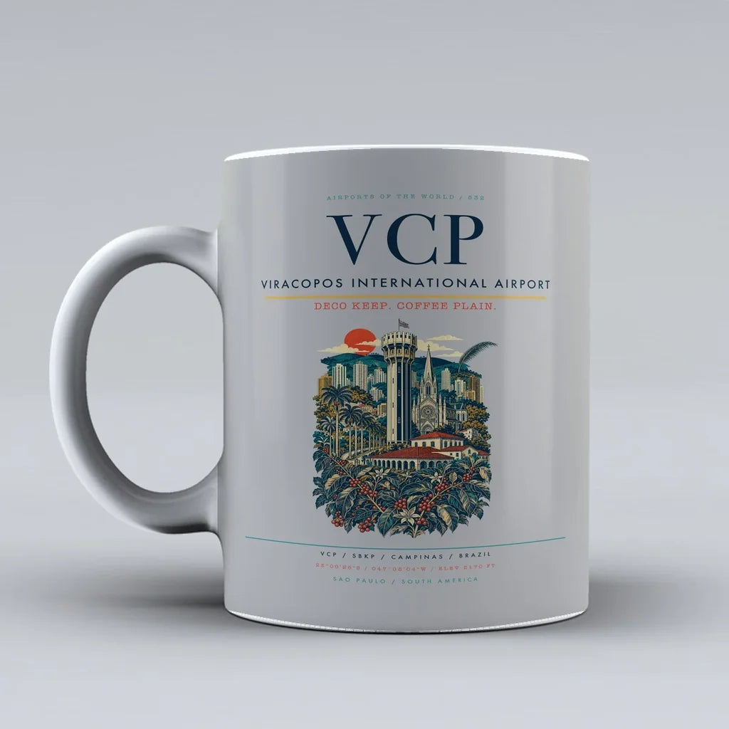 Viracopos International Airport VCP Mug - Light Gray