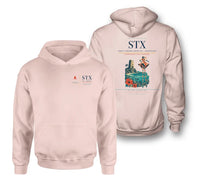 Thumbnail for Henry E. Rohlsen Airport (STX) design on pink double-side hoodie