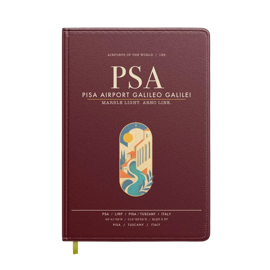 Pisa Airport Galileo Galilei PSA - Dark Red