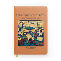 Thumbnail for VINTAGE G4375 - The Control Tower Tea - Designed Notebooks design on orange