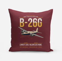 Thumbnail for B-26G Marauder design on dark red pillow