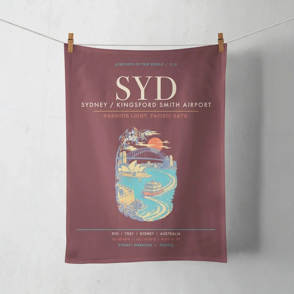 Sydney Kingsford Smith Airport SYD - Dark Red