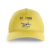 Thumbnail for EC-130H Compass Call design on yellow printed hat