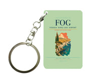 Thumbnail for Foggia 'Gino Lisa' Airport (FOG) design on light green key chain
