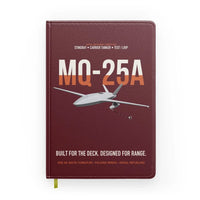 Thumbnail for MQ-25A STINGRAY design on dark red notebook