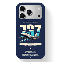 Thumbnail for Boeing 737-500 Classic design on navy blue magsafe iphone case