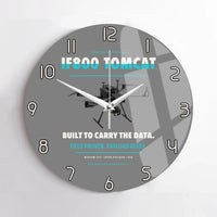 Thumbnail for Inspired Flight IF800 Tomcat design on gray no frame wall clock