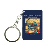 Thumbnail for VINTAGE G4037 - The Air Circus Train - Designed Key Chain design on navyblue