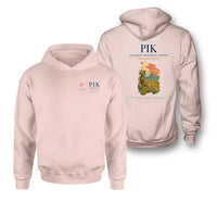 Thumbnail for Glasgow Prestwick Airport (PIK) design on pink double-side hoodie