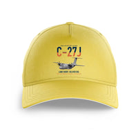 Thumbnail for C-27J Spartan design on yellow printed hat