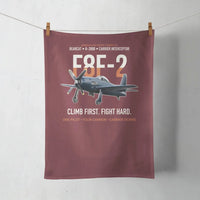 Thumbnail for F8F-2 Bearcat Climb First Fight Hard design on dark red towel