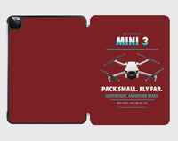 Thumbnail for DJI Mini 3 design on dark red ipad tablet case
