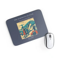 Thumbnail for VINTAGE G4421 - The Symphony On Tour - Designed Mouse Pads design on navyblue rectangle