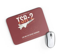 Thumbnail for BAC TSR-2 design on dark red rectangle mouse pad