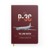 Thumbnail for P-3C Orion design on dark red notebook