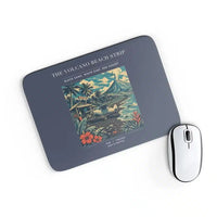Thumbnail for VINTAGE G4405 - The Volcano Beach Strip - Designed Mouse Pads design on navyblue rectangle