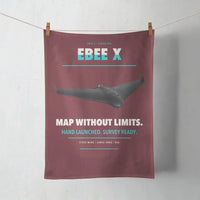 Thumbnail for AgEagle eBee X design on dark red towel