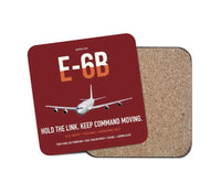 Thumbnail for E-6B Mercury design on dark red 1 piece coaster