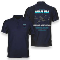 Thumbnail for Parrot ANAFI USA design on navy blue polo