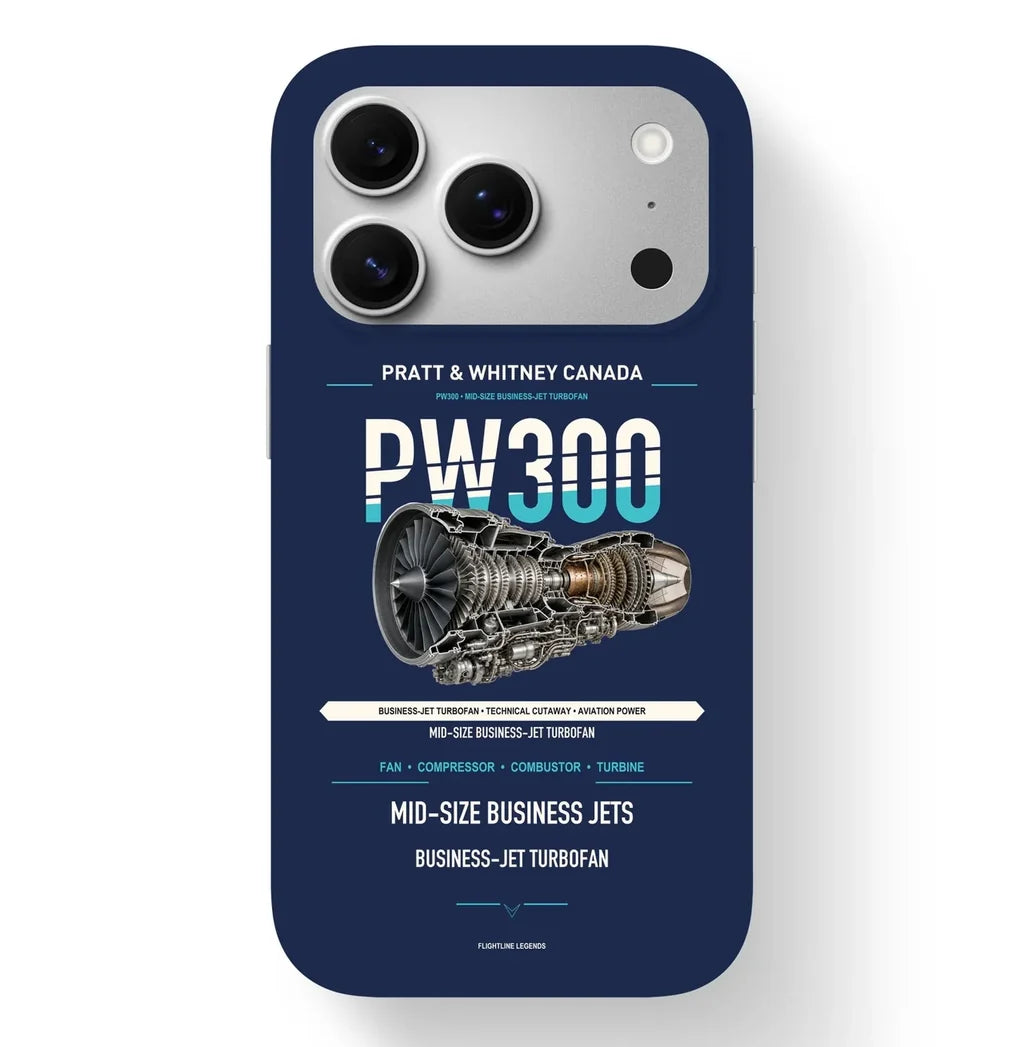 PW300 Case design on navy blue iphone case
