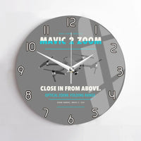 Thumbnail for DJI Mavic 2 Zoom design on gray no frame wall clock