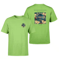 Thumbnail for VINTAGE G4174 - The Wind Tunnel Model - Double-Side T-Shirt design on lightgreen double side t shirt