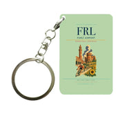 Thumbnail for Forlì Airport (FRL) design on light green key chain