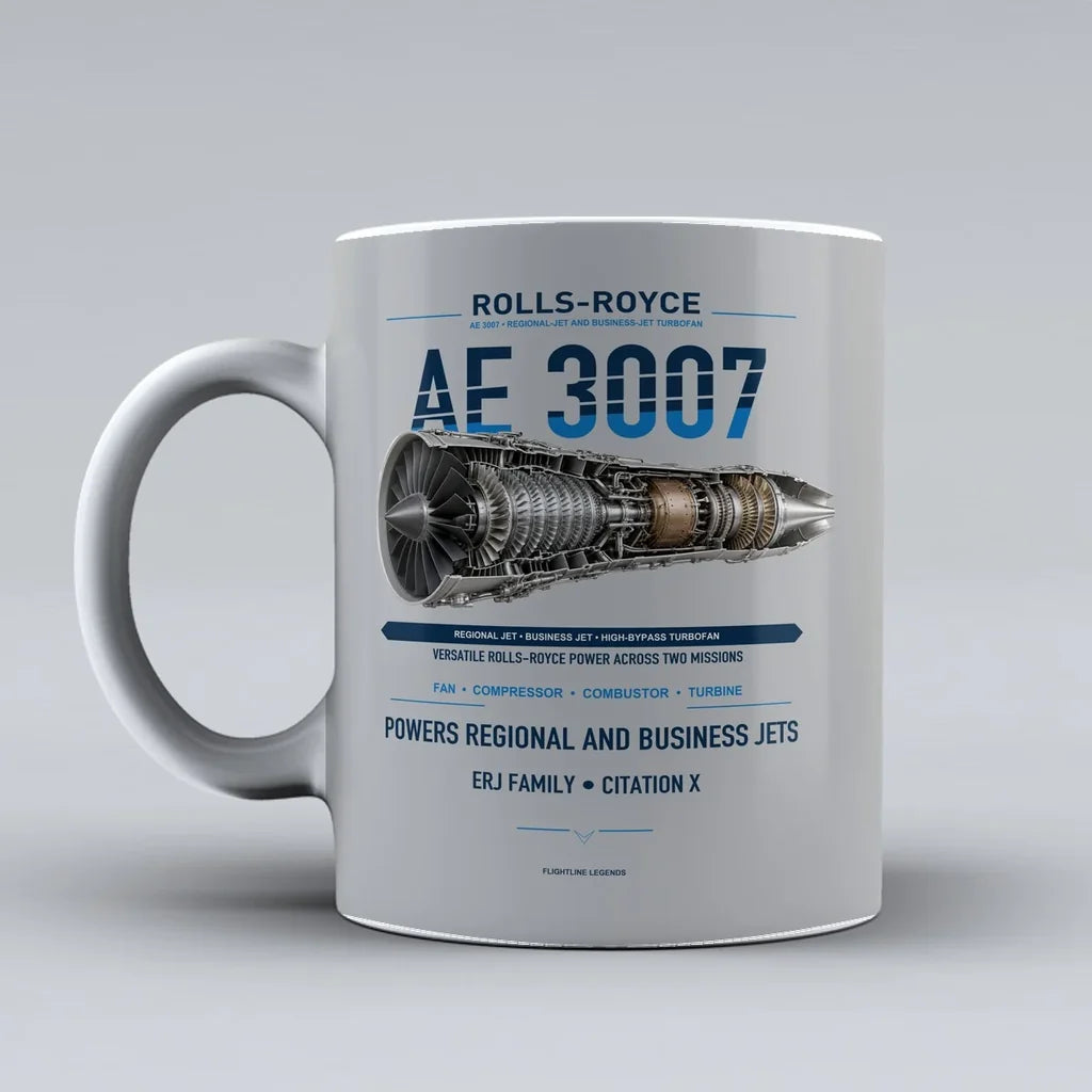 3007 Mug design on light gray ae