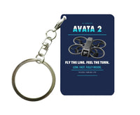Thumbnail for DJI Avata 2 Key Chain design on navy blue key chain