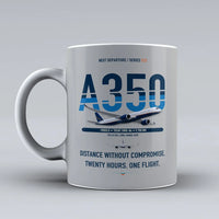 Thumbnail for A350-900ULR Mug design on light gray airbus