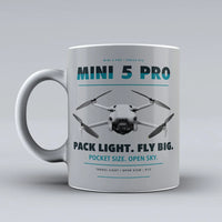 Thumbnail for Mini 5 Pro Mug design on light gray dji