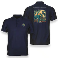 Thumbnail for VINTAGE G4173 - The Apprentice's First Solo Fix - Double-Side Polo T-Shirt design on navyblue