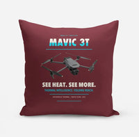 Thumbnail for DJI Mavic 3 Thermal design on dark red pillow