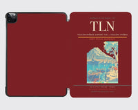 Thumbnail for Toulon-Hyères Airport (TLN) design on dark red ipad tablet case