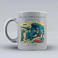Thumbnail for VINTAGE G4506 - The Air Ambulance Run - Ceramic Mug design on lightgray