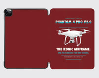 Thumbnail for DJI Phantom 4 Pro V2.0 design on dark red ipad tablet case
