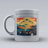 Thumbnail for VINTAGE G4260 - The Twilight Flypast - Ceramic Mug design on lightgray