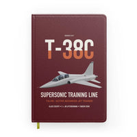 Thumbnail for T-38C Talon design on dark red notebook